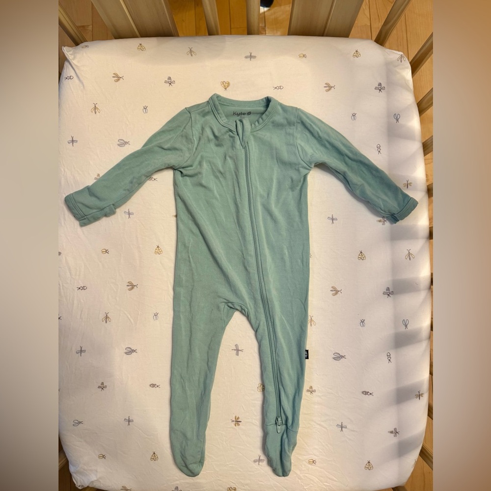 Kyte BABY Seafoam Green Footed One-Piece
